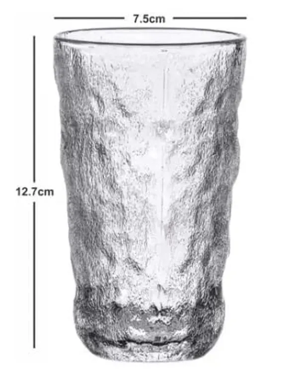 4_Pieces,_Frost_Glacier_Textured_Drinking_Glasses_Set_Embossed_Highball_Glasses_-_Thick_Walled_Water_Tumbler_for_Cocktail,_Juice,_Water,_Mixed_Drinks,_Beer_and_Coffee,305_ML_Each