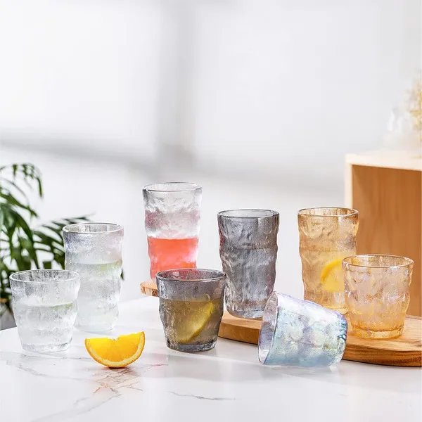 2_Pieces,_Frost_Glacier_Textured_Drinking_Glasses_Set_Embossed_Highball_Glasses_-_Thick_Walled_Water_Tumbler_for_Cocktail,_Juice,_Water,_Mixed_Drinks,_Beer_and_Coffee,305_ML_Each