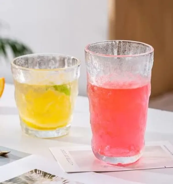 2_Pieces,_Frost_Glacier_Textured_Drinking_Glasses_Set_Embossed_Highball_Glasses_-_Thick_Walled_Water_Tumbler_for_Cocktail,_Juice,_Water,_Mixed_Drinks,_Beer_and_Coffee,305_ML_Each