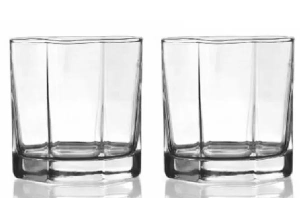 2_Pieces,_285_ML_Glass_Whiskey_Wine_Glass,_Polygonal_Clear_Glass_for_Whisky,_Cocktail,_Gift_for_Anniversary,_Wedding,_Housewarming,_Birthday