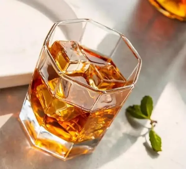 2_Pieces,_285_ML_Glass_Whiskey_Wine_Glass,_Polygonal_Clear_Glass_for_Whisky,_Cocktail,_Gift_for_Anniversary,_Wedding,_Housewarming,_Birthday