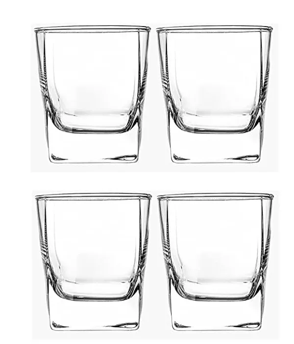 4_Pieces,_250_ML_Glass_Whiskey_Wine_Glass,_Clear_Glass_for_Whisky,_Cocktail,_Gift_for_Anniversary,_Wedding,_Housewarming,_Birthday