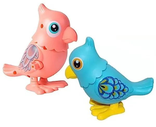 Set_of_2,_Key_Operated_Jumping_Hopping_Parrot_Bird_Wind_up_Flipping_Clockwork_Animal_Toy_for_Kids,_Multicolor