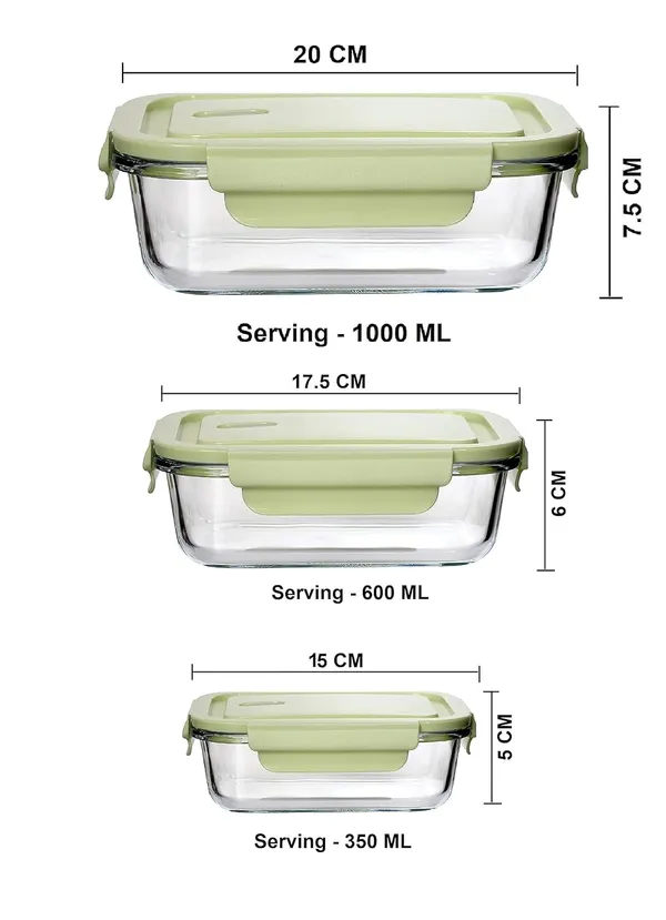 350_ML,_600_ML_and_1000_ML_Rectangular_Borosilicate_Glass_Food_Storage_Oven_Safe_Container_Set_with_Air_Vent_Lid_Airtight_Lid_Microwave_Safe_Tiffin_Bowl,_Glass_Reheating_Serving_Bowl
