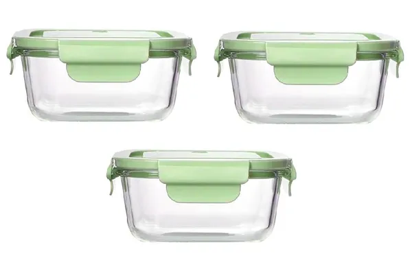 3_Pieces,_340_ML_Microwave_Safe_Square_Borosilicate_Glass_Food_Storage_Oven_Safe_Container_Set_with_Airtight_Lid_Microwave_Safe_Tiffin_Bowl,_Glass_Serving_Bowl