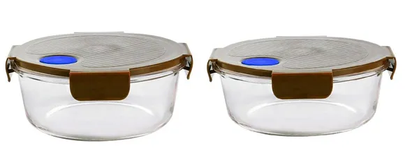 2_Pieces,_400_ML_Round_Borosilicate_Glass_Food_Storage_Oven_Safe_Container_Set_with_Air_Vent_Lid_Airtight_Lid_Microwave_Safe_Bowl,_Glass_Lunch_Box,_Brown