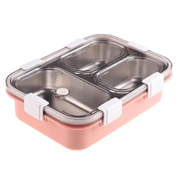 750_ML_Leak_Proof_Stainless_Steel_Lunch_Box_3_partition_Spill_Proof_Tiffin_Box_Adult_Office_Worker_School_Lunch_Box,_Pink