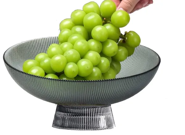 10_Inch_Glass_Fruit_Bowl_for_Dining_Table_Home_Kitchen_Decorative_for_Tabletop,_Brown