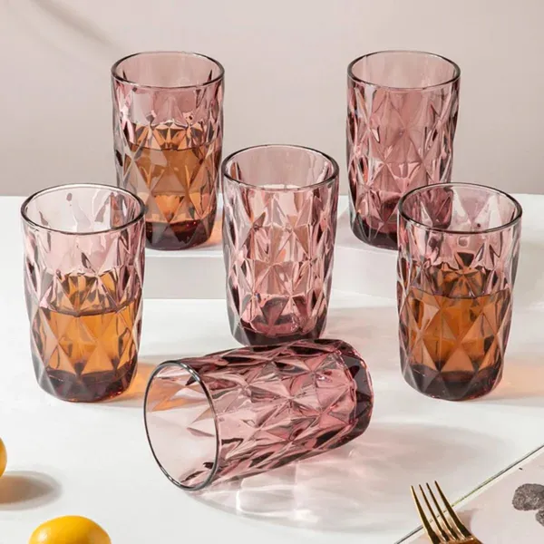 6_Pieces,_Geometric_Design_Drinking_Glasses_Set_Tumbler_Glasses_-_Thick_Walled_Purple_Tumbler_for_Cocktail,_Juice,_Water,_Mixed_Drinks,_Beer_and_Coffee,_400_ML_Each