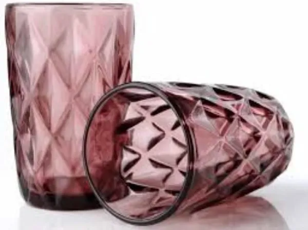 2_Pieces,_Geometric_Design_Drinking_Glasses_Set_Tumbler_Glasses_-_Thick_Walled_Purple_Tumbler_for_Cocktail,_Juice,_Water,_Mixed_Drinks,_Beer_and_Coffee,_400_ML_Each