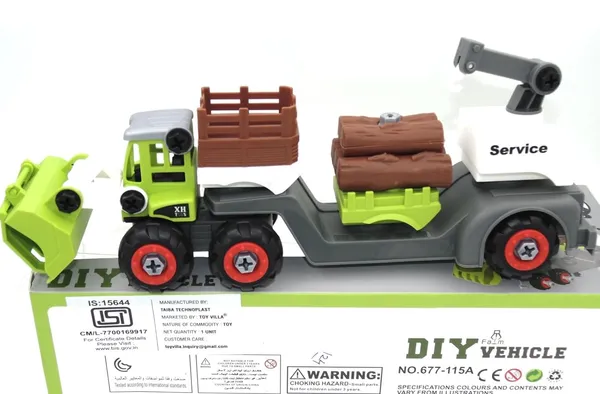 DIY_Take_Apart_3_in_1_Farm_Truck_Construction_Set,_Building_Vehicle_Play_Set_with_Screwdriver,_Kids_STEM_Toys_Including_Assembly_Disassembly_Farm_Tractor