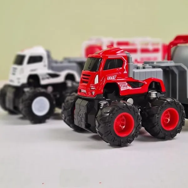 1:43_Inertia_Water_Tanker_Big_Wheel_Metal_DieCast_Fire_Brigade_Water_Tanker_Truck_10_inches,_Grey