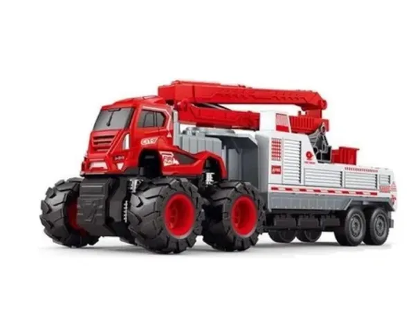 Friction_Powered_4_WD_1:43_Scale_Big_Wheel_Metal_DieCast_Fire_Brigade_Fire_Rescue_Crane_Truck_10_inches,_Craine_Fire_Truck,_Red