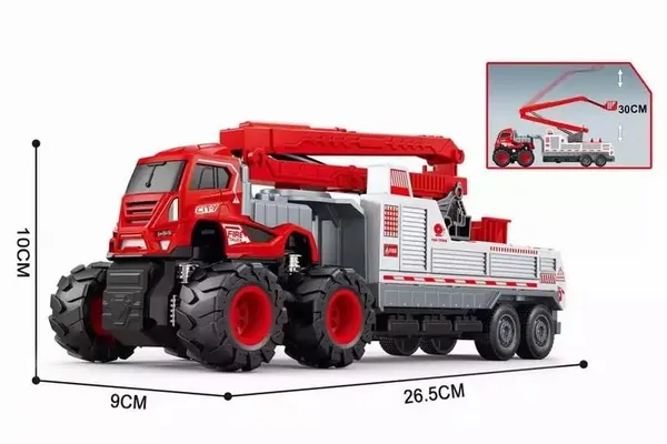 Friction_Powered_4_WD_1:43_Scale_Big_Wheel_Metal_DieCast_Fire_Brigade_Fire_Rescue_Crane_Truck_10_inches,_Craine_Fire_Truck,_Red