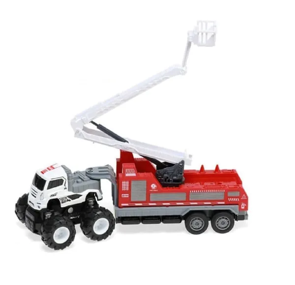Friction_Powered_4_WD_1:43_Scale_Big_Wheel_Metal_DieCast_Fire_Brigade_Fire_Rescue_Crane_Truck_10_inches,_Craine_Fire_Truck,_Red