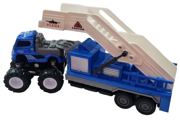 Friction_Powered_4_WD_1:43_Scale_Big_Wheel_Metal_DieCast_Airport_Ladder_Truck_Airplane_Stair_Trailer_Truck_-_10_inches_Ladder_Truck_Carrier