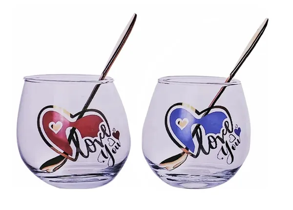 550_ML_Couple_Wine_Glasses_Gifts_for_Wedding_Anniversary,_Engagement,_His_and_Her,_Bride_&_Groom_Valentines_Presents_Glass_Set_with_Spoons
