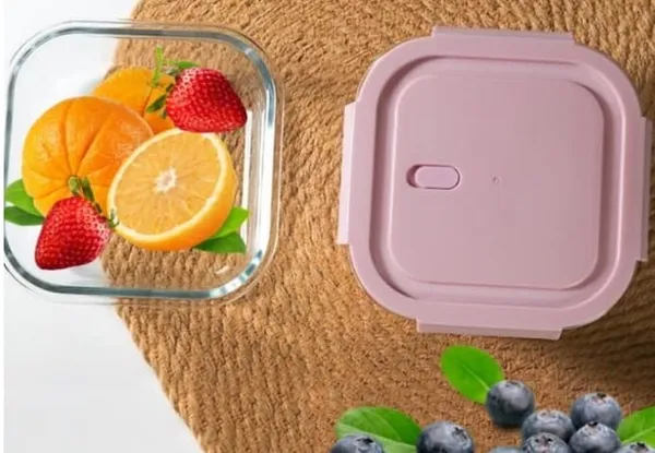 3_Pieces,_800_ML_Square_Microwave_Safe_Borosilicate_Glass_Bowl_Container_with_airtight_lid,_Klip_and_Store_Leak_Proof_Fridge_Fresh_Food_Containers,_Clear