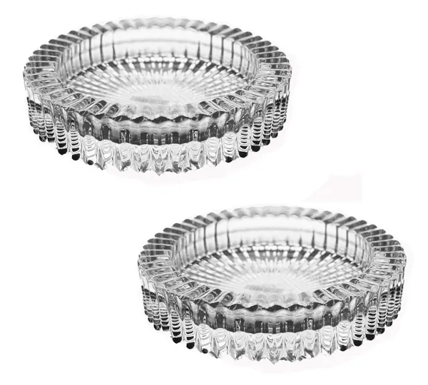 Pack_of_2,_6_Inches_Designer_Glass_Ash_tray,_Tabletop_Ashtray_for_Home,_Office_and_Hote_Candy_Fruit_Tray,_Table_D�cor_Tray,_15_CM,_Clear