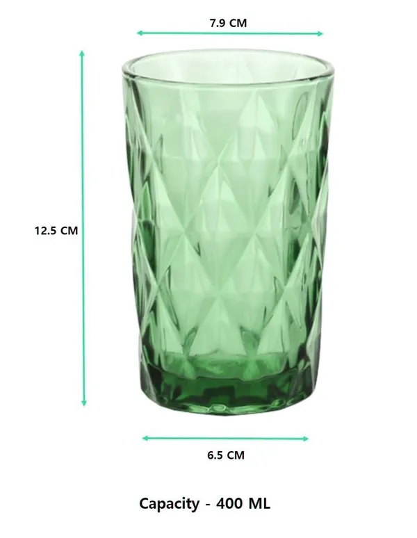 6_Pieces,_Geometric_Design_Drinking_Glasses_Set_Tumbler_Glasses_-_Thick_Walled_Green_Tumbler_for_Cocktail,_Juice,_Water,_Mixed_Drinks,_Beer_and_Coffee,_400_ML_Each