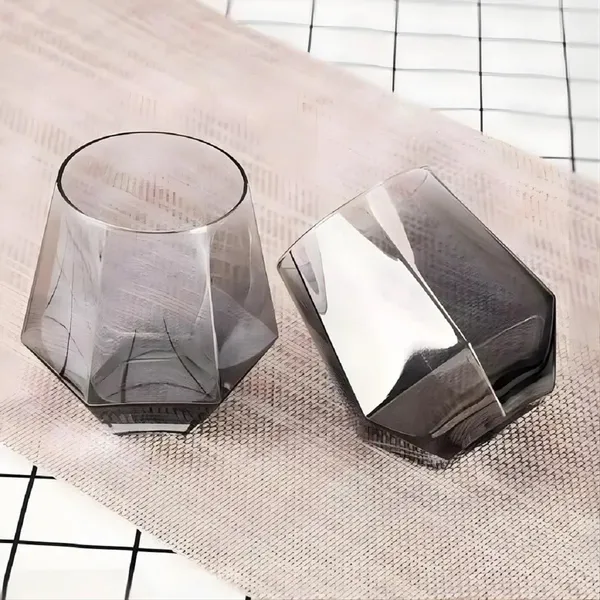 310_ML_Each_Ion_Silver_Black_Tumbler_Whiskey_Whisky_Glass,_Glassware_for_Wiskey,_Cocktail,_Gift_for_Anniversary,_Wedding,_Housewarming,_Birthday,_6_Pieces,_Black