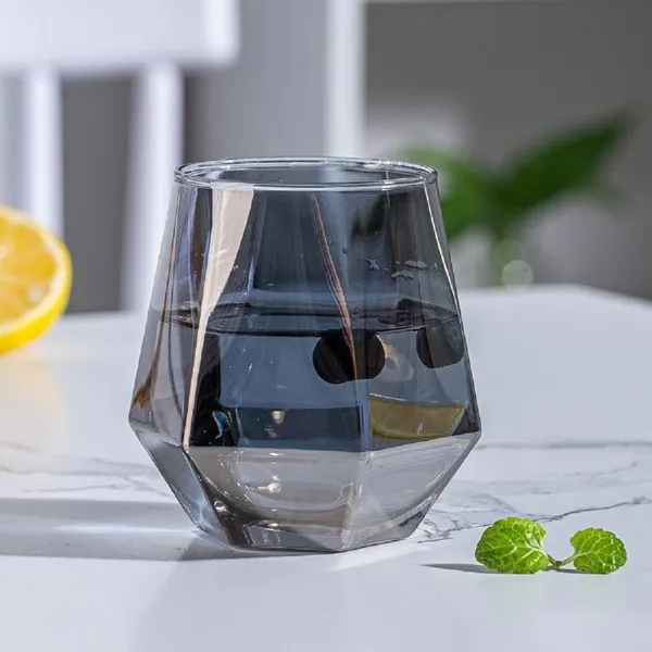 310_ML_Each_Ion_Silver_Black_Tumbler_Whiskey_Whisky_Glass,_Glassware_for_Wiskey,_Cocktail,_Gift_for_Anniversary,_Wedding,_Housewarming,_Birthday,_2_Pieces,_Black