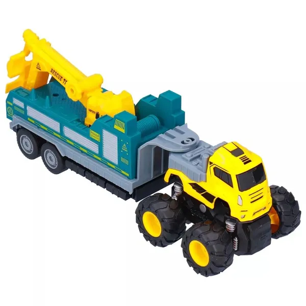Inertia_Friction_Powered_1:43_Scale_Metal_Tow_Truck_DieCast_Car_8_Wheels_10_Inches_Long_Construction_Toy,_Green