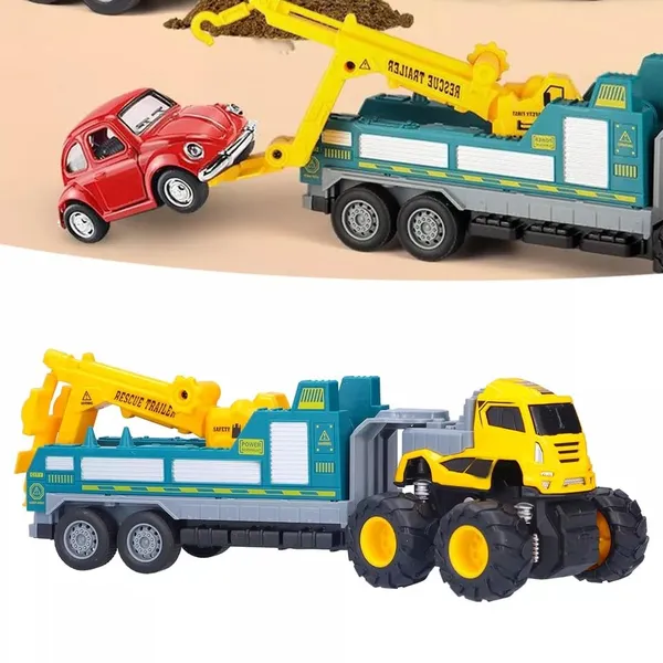 Inertia_Friction_Powered_1:43_Scale_Metal_Tow_Truck_DieCast_Car_8_Wheels_10_Inches_Long_Construction_Toy,_Green