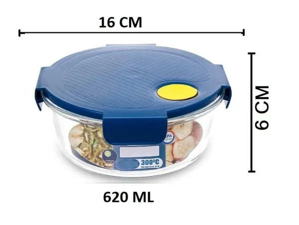 620_ML_Round_Borosilicate_Glass_Food_Storage_Oven_Safe_Container_Set_with_Air_Vent_Lid_Airtight_Lid_Microwave_Safe_Bowl,_Glass_Lunch_Box,_1_Piece,_Blue