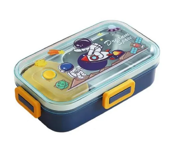 710_ML_Leak_Proof_Stainless_Steel_Lunch_Box_2_Compartment_Proof_Tiffin_Box_Adult_Office_Worker_School_Lunch_Box,_Space_Station_Theme