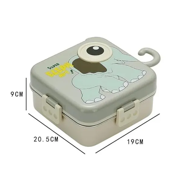 3_Compartment_Leak_Proof_1120_ML_Leak_Proof_Stainless_Steel_Lunch_Box_2_Level_Spill_Proof_School_Picnic_Tiffin_Lunch_Box,_Elephant_Grey