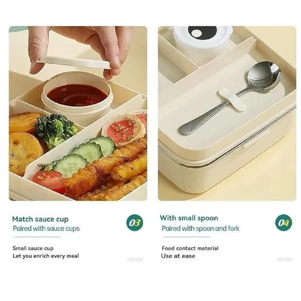 3_Compartment_Leak_Proof_1120_ML_Leak_Proof_Stainless_Steel_Lunch_Box_2_Level_Spill_Proof_School_Picnic_Tiffin_Lunch_Box,_Elephant_Grey