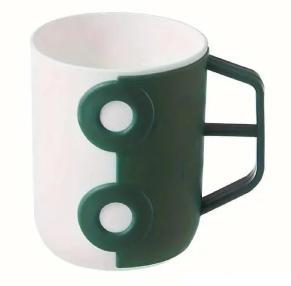 Multi_Utility_Plastic_Cup_use_as_Toothbrush_Holder_Cup,_Mouthwash_Cup,_Gargle_Cup,_Pen_Stand,_Table_Decor,_Simple_Bathroom_Tumbler_Return_Gifting_for_Kids,_Car,_Green