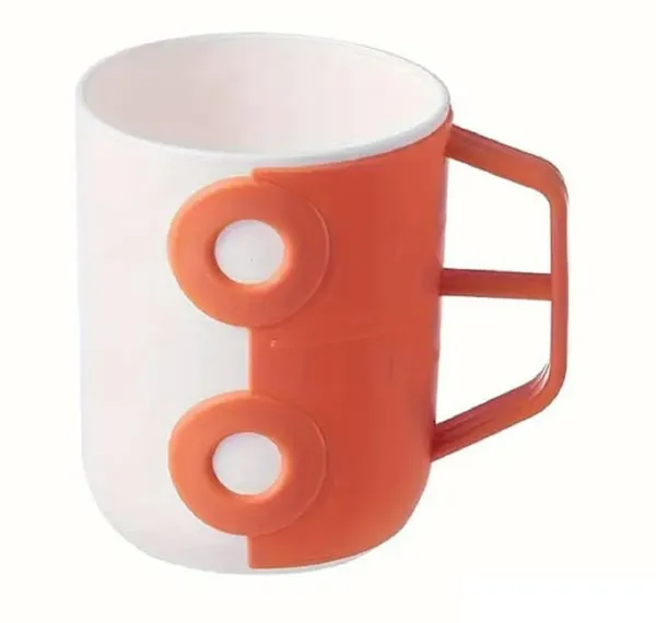 Multi_Utility_Plastic_Cup_use_as_Toothbrush_Holder_Cup,_Mouthwash_Cup,_Gargle_Cup,_Pen_Stand,_Table_Decor,_Simple_Bathroom_Tumbler_Return_Gifting_for_Kids,_Car,_Orange