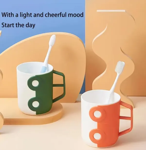 Multi_Utility_Plastic_Cup_use_as_Toothbrush_Holder_Cup,_Mouthwash_Cup,_Gargle_Cup,_Pen_Stand,_Table_Decor,_Simple_Bathroom_Tumbler_Return_Gifting_for_Kids,_Car,_Orange