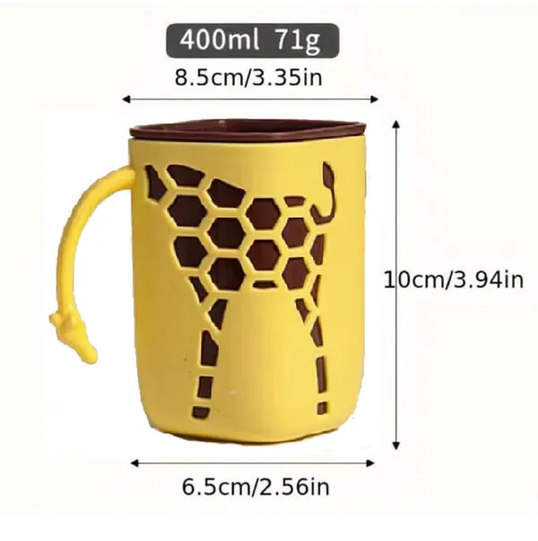 Multi_Utility_Cute_Plastic_Cup_use_as_Toothbrush_Holder_Cup,_Mouthwash_Cup,_Gargle_Cup,_Pen_Stand,_Table_Decor,_Simple_Bathroom_Tumbler_Return_Gifting_for_Kids,_Jiraffe,_Yellow