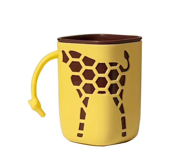 Multi_Utility_Cute_Plastic_Cup_use_as_Toothbrush_Holder_Cup,_Mouthwash_Cup,_Gargle_Cup,_Pen_Stand,_Table_Decor,_Simple_Bathroom_Tumbler_Return_Gifting_for_Kids,_Jiraffe,_Yellow