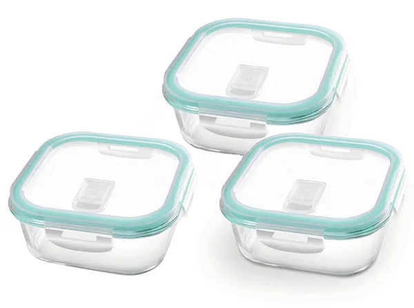 Pack_of_3,_310_ML_Square_Borosilicate_Glass_Food_Storage_Oven_Safe_Container_Set_with_Airtight_Air_Vent_Lid_Microwave_Safe_Bowl,_1_Piece,_Clear