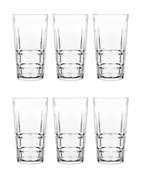 6_Pieces_280_ML_Juice_Beer_Glass_Drinking_Whisky_Glass_Mug_Bar_Tumbler_Glasses_for_Scotch,_Bourbon,_Liquor_and_Cocktail_Drinks,_Clear