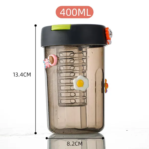 Tiptoe�_Pack_of_12,_400_ML_Fruits_Herbs_Detox_Infuser_Sipper_Bottle_Mug_Leak_proof_BPA_Free_Bottle_for_kids_Girls_Boys_Birthday_Return_Gift_for_Kids