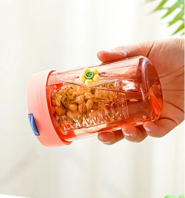 Tiptoe�_Pack_of_6,_400_ML_Fruits_Herbs_Detox_Infuser_Sipper_Bottle_Mug_Leak_proof_BPA_Free_Bottle_for_kids_Girls_Boys_Birthday_Return_Gift_for_Kids