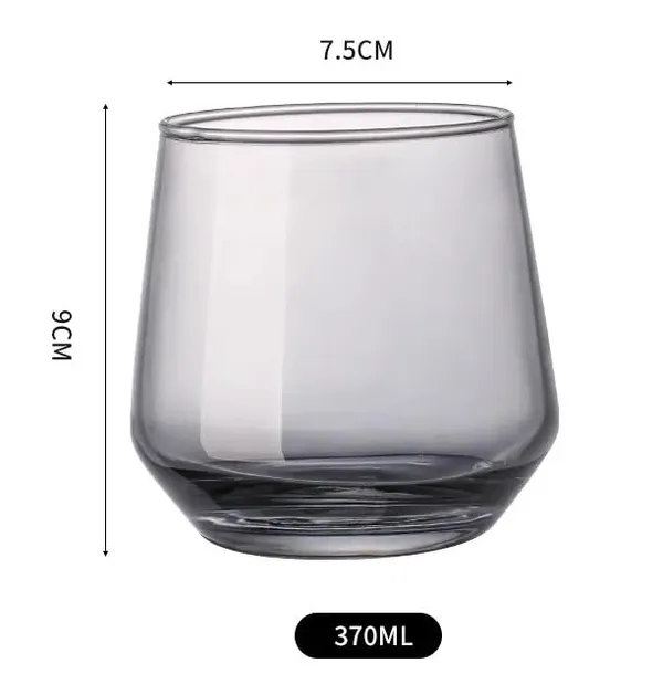 370_ML_Tumbler_Whisky_Glass,_Glassware_for_Wiskey,_Cocktail,_Gift_for_Anniversary,_Wedding,_Housewarming,_Birthday,_4_Pieces,_Black