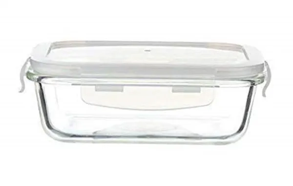 640_ML_Rectangular_Borosilicate_Glass_Food_Storage_Oven_Safe_Container_Set_with_Airtight_Leak_Proof_Lid_Microwave_Safe_Bowl,_Glass_Bowl,_1_Piece,_Clear