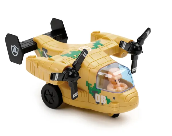 Inertia_Friction_Mini_Army_Helicopter_Unbreakable_Toy_with_Moving_Pilot_and_Propeller,5_Inch,_Aircraft_Toys_for_Kids,_Brown