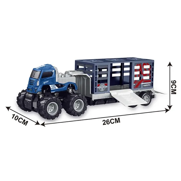 Inertia_Friction_Powered_Metal_Diecast_1:43_Scale_Animal_Transort_Farm_Tractor_Toy,_Big_Wheel_Truck_Cargo_Truck,_Blue