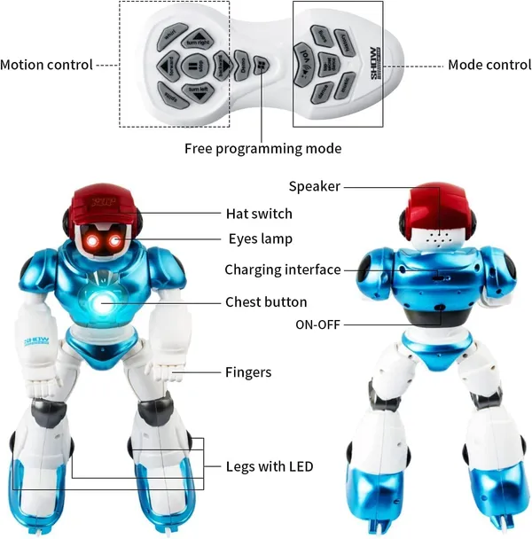Remote_Control_Smart_Robot_RC_Control_Touch_Sensing_Multi-Functional_Dance_Sings_Programmable_Robot_Educational_Toy_Gift_for_Boys_Girls,_White