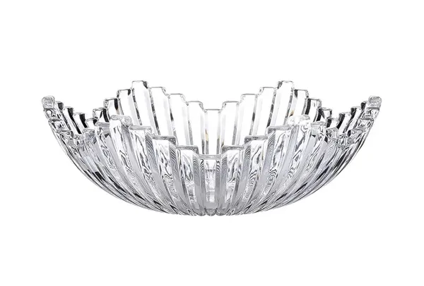 12_Inch_Decorative_Glass_Salad_Fruit_Bowl_Dinner_Table_Wedding_Home_D�cor_Bowl_for_Fruit,_Snack,_Dessert,_and_Candy_Dishes_or_Nuts,_Clear