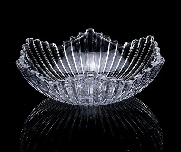 12_Inch_Decorative_Glass_Salad_Fruit_Bowl_Dinner_Table_Wedding_Home_D�cor_Bowl_for_Fruit,_Snack,_Dessert,_and_Candy_Dishes_or_Nuts,_Clear
