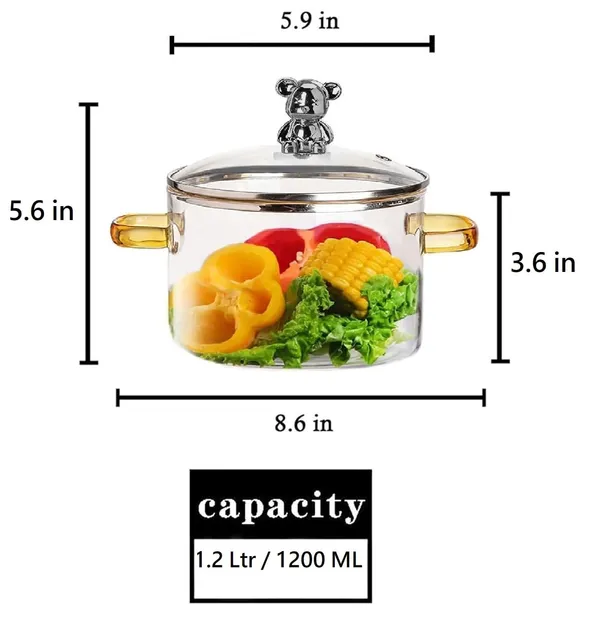 _�_Pack_Of_2,_1200_ML_Non_Stick_Glass_Cooking_Pot_Heat-Resistant_Induction_Plate_Direct_Flame_Safe_Borosilicate_Glass_Cookware_Set_Stovetop_Pot_-_Safe_For_Pasta_Noodle,_Soup,_Transparent
