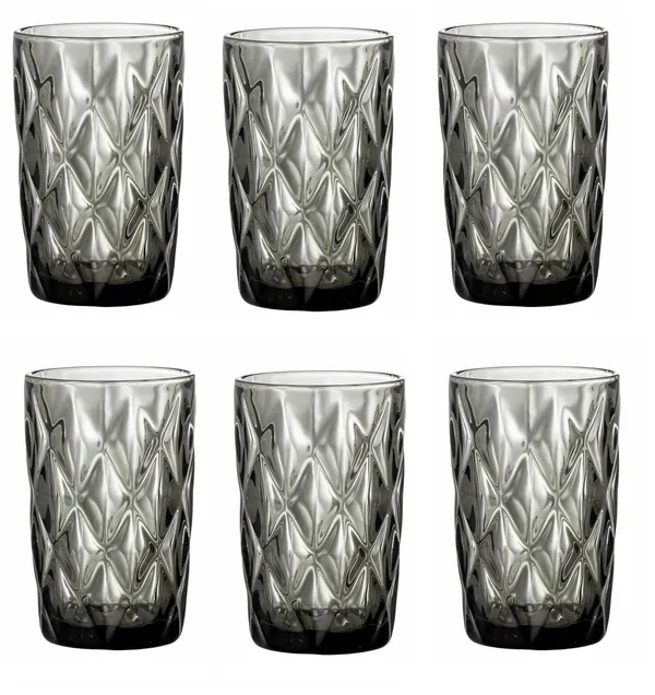 Pack_of_6,_Geometric_Design_Drinking_Glasses_Set_Tumbler_Glasses_-_Thick_Walled_Black_Tumbler_for_Cocktail,_Juice,_Water,_Mixed_Drinks,_Beer_and_Coffee,_400_ML_Each,_Black
